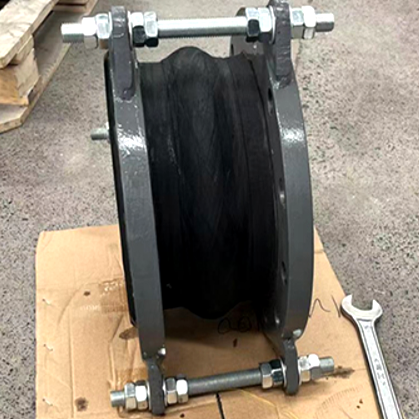 Fiber winding rubber expansion joint